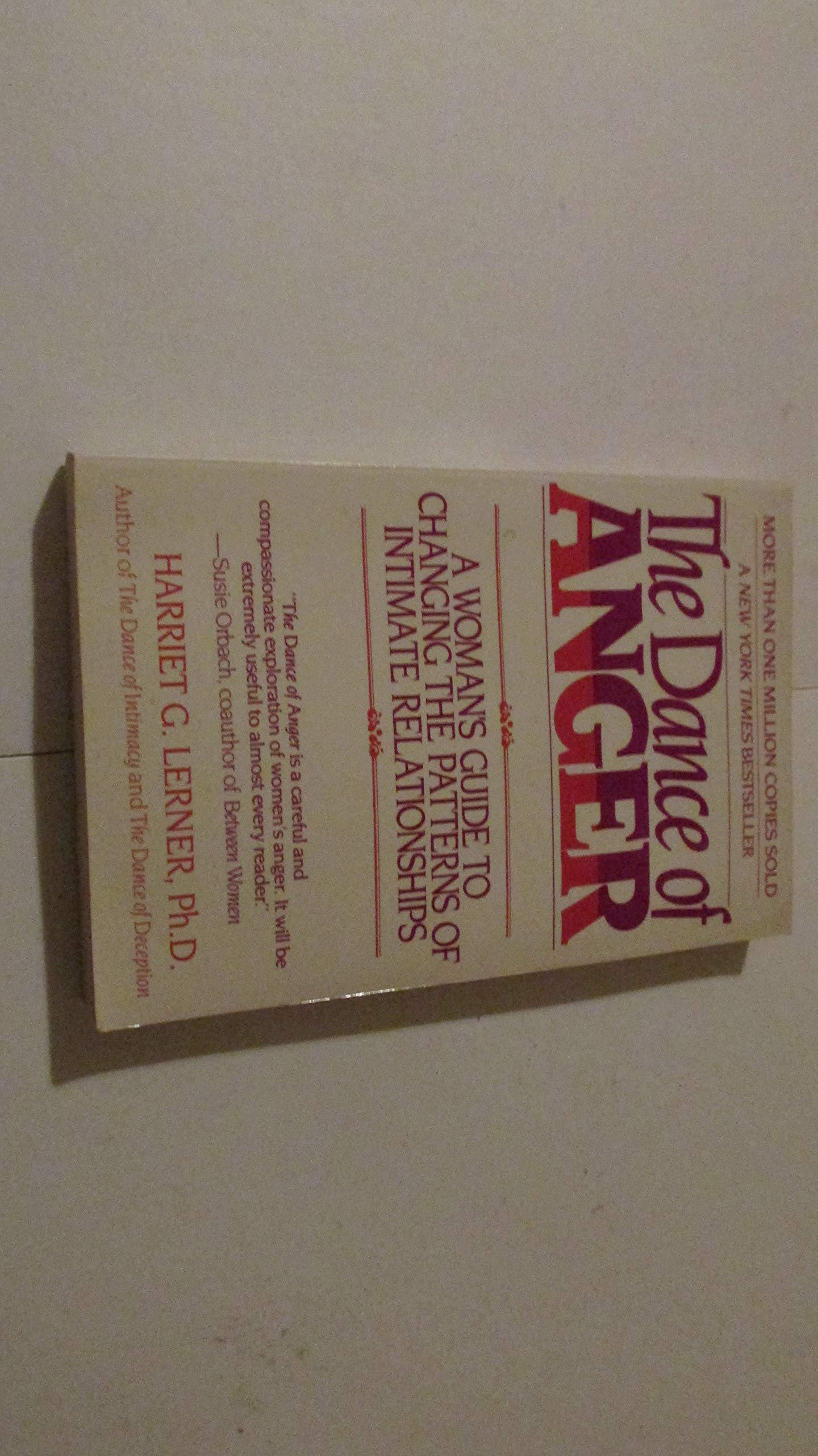 Dance of Anger: A Woman's Guide to Changing the Pattern of Intimate Relationships book cover
