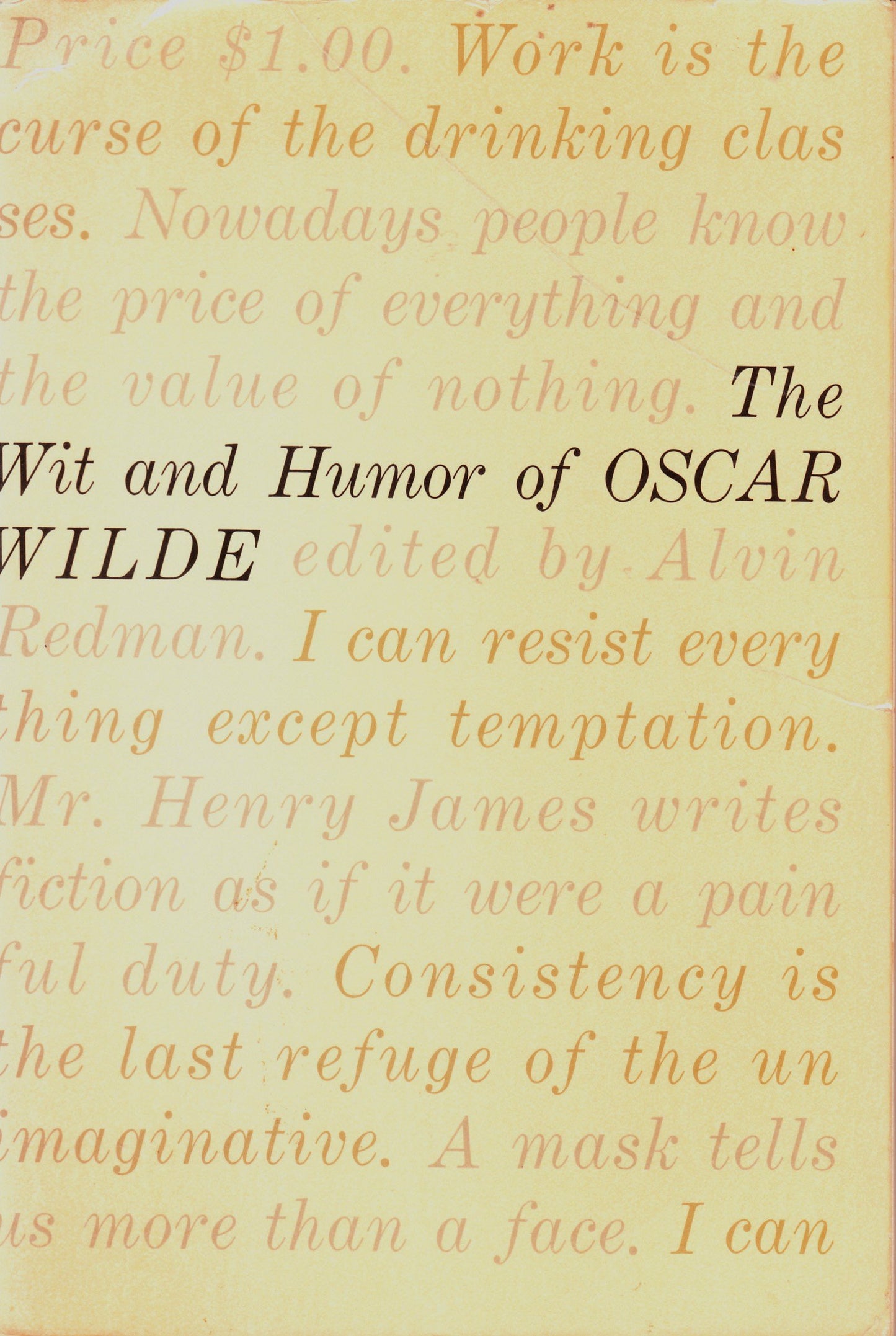 Wit and Humor of Oscar Wilde