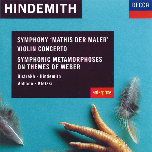 Hindemith: Symphony Mathis der Maler / Violin Concerto / Symphonic Metamorphoses on themes of Weber book cover