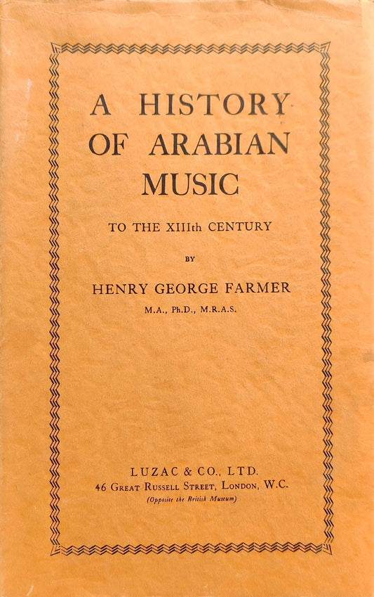 History of Arabian Music book cover