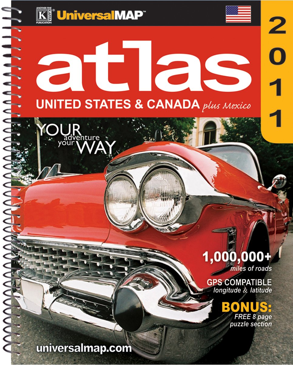 Universal Map 2011 Road Atlas of United States & Canada Plus Mexico book cover