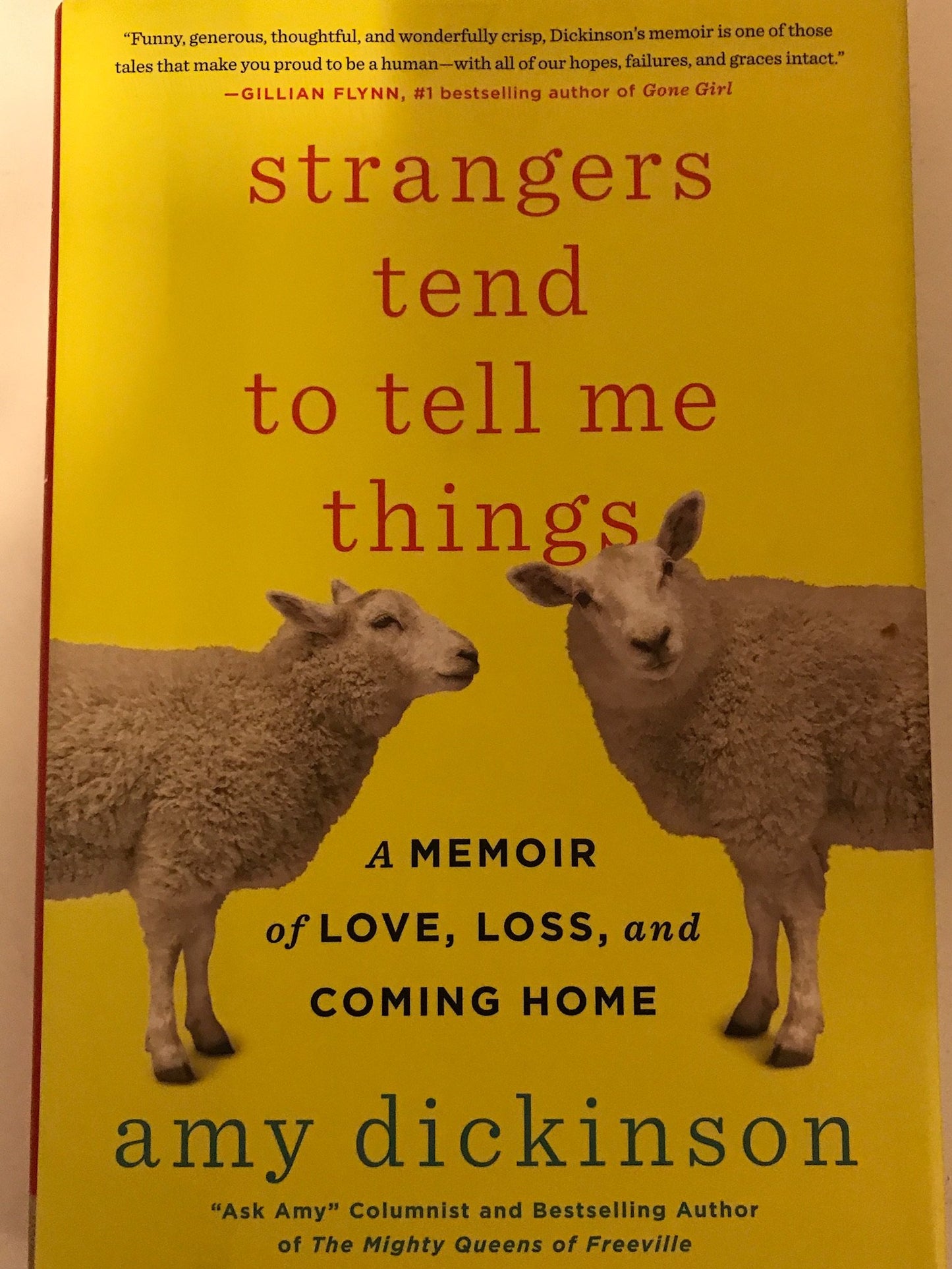 Strangers Tend to Tell Me Things: A Memoir of Love, Loss, and Coming Home book cover