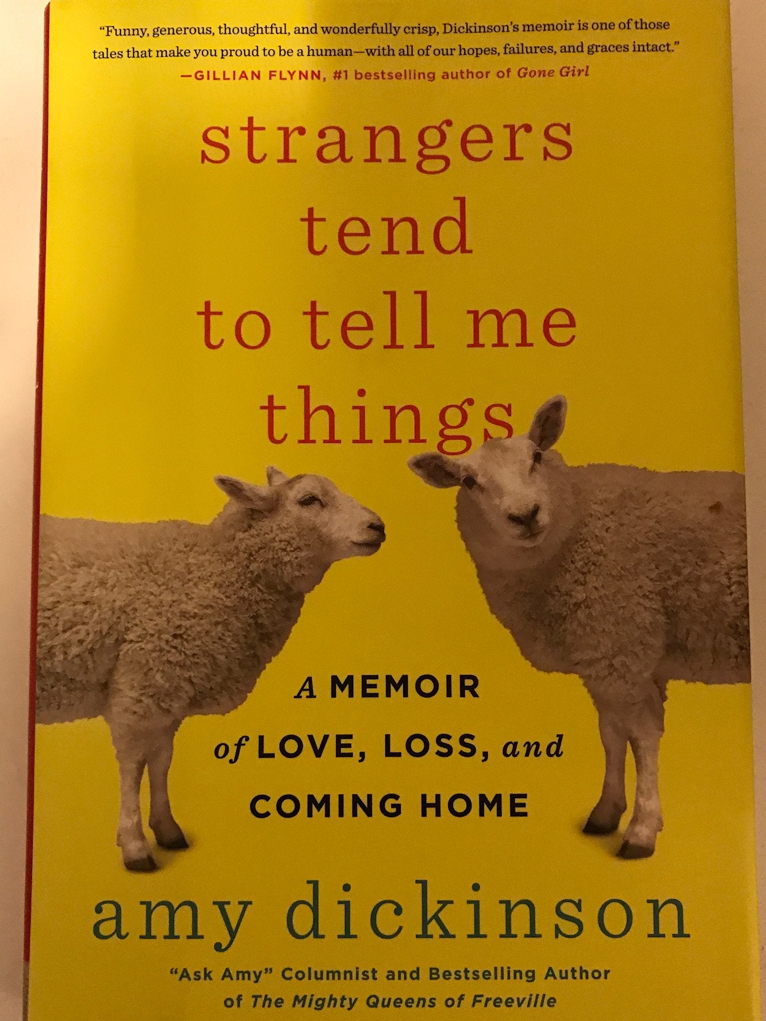 Strangers Tend to Tell Me Things: A Memoir of Love, Loss, and Coming Home book cover