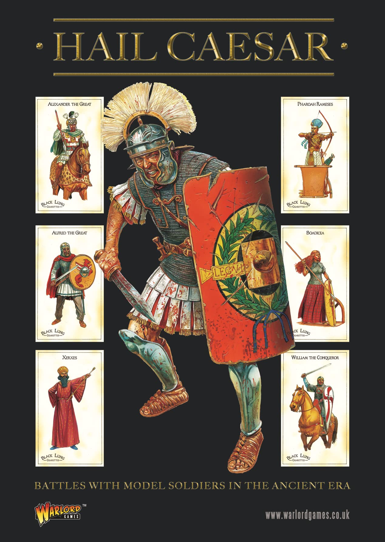 Hail Caesar: Battles with Model Soldiers in the Ancient Era book cover