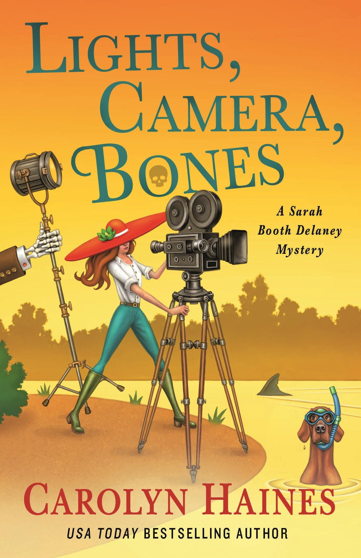 Lights, Camera, Bones: A Sarah Booth Delaney Mystery book cover