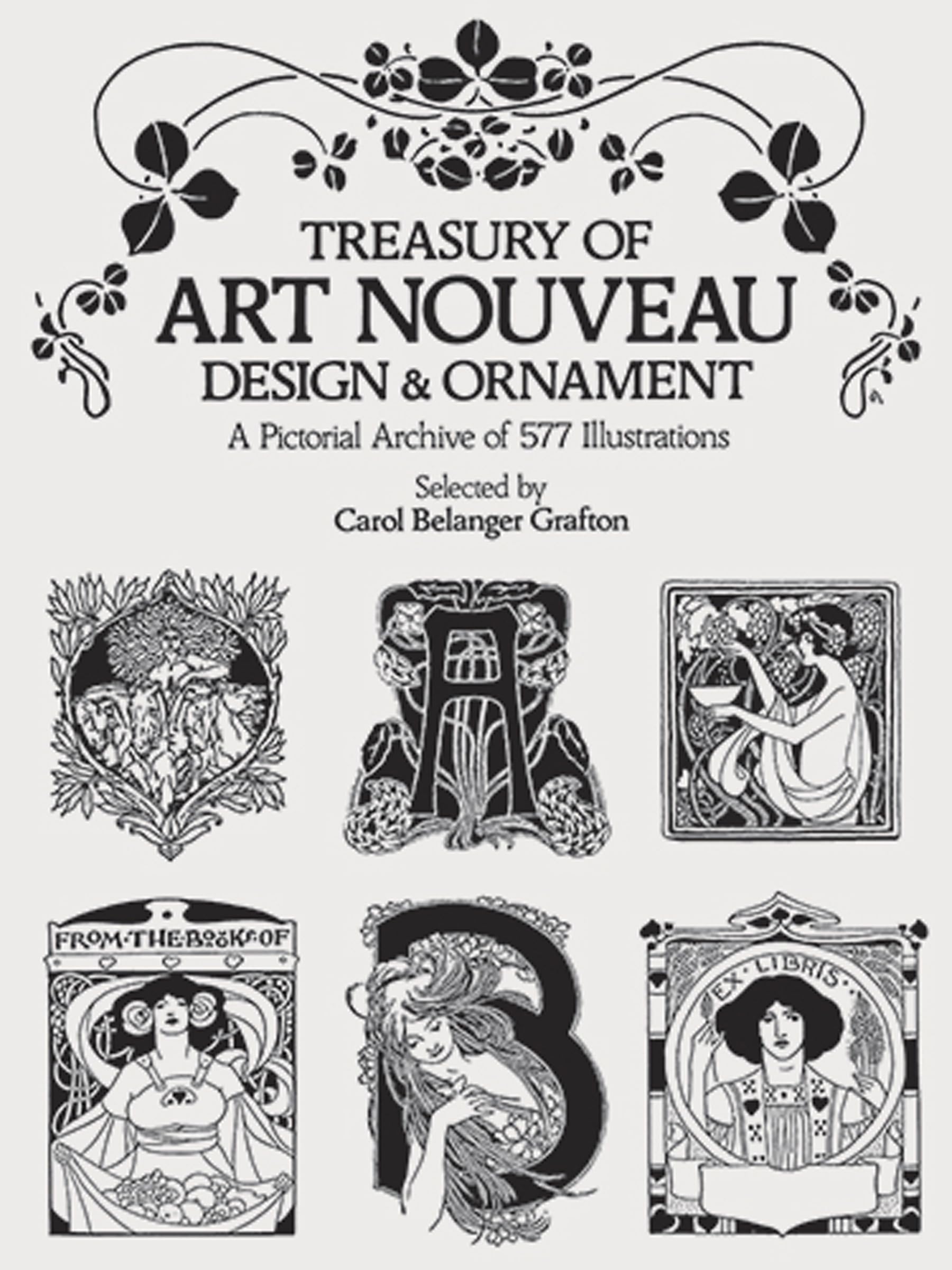 Treasury of Art Nouveau Design & Ornament book cover