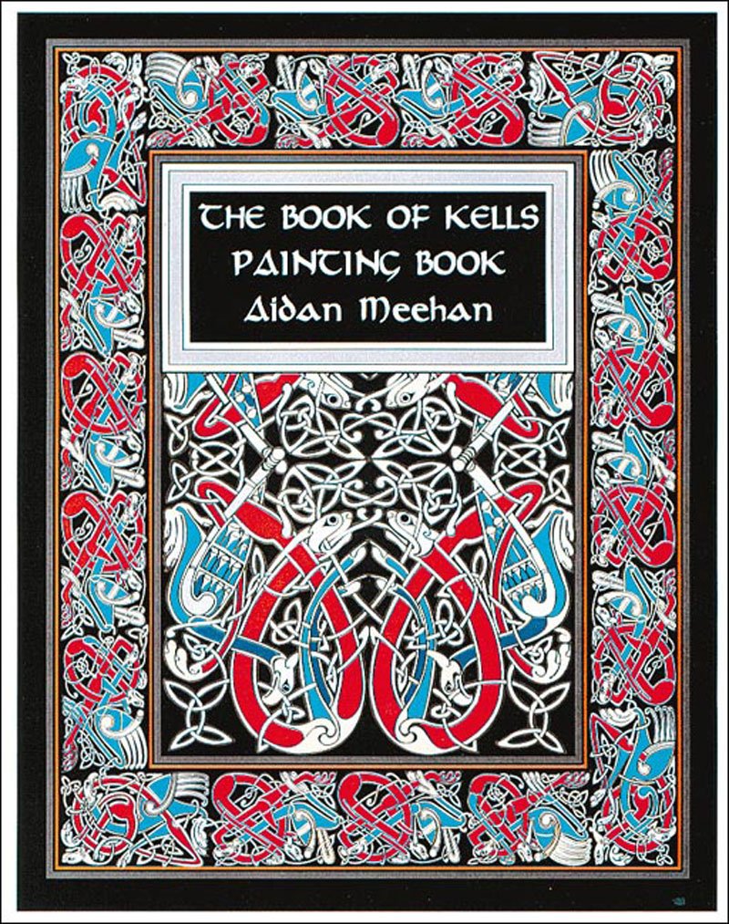 Book of Kells Painting Book book cover