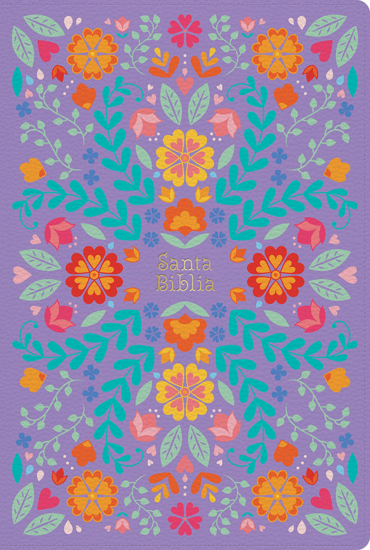 Rvr 1960 Biblia Letra Gigante, Floreada Símil Piel (Edición 2023): Santa Biblia (Edicion 2023)
