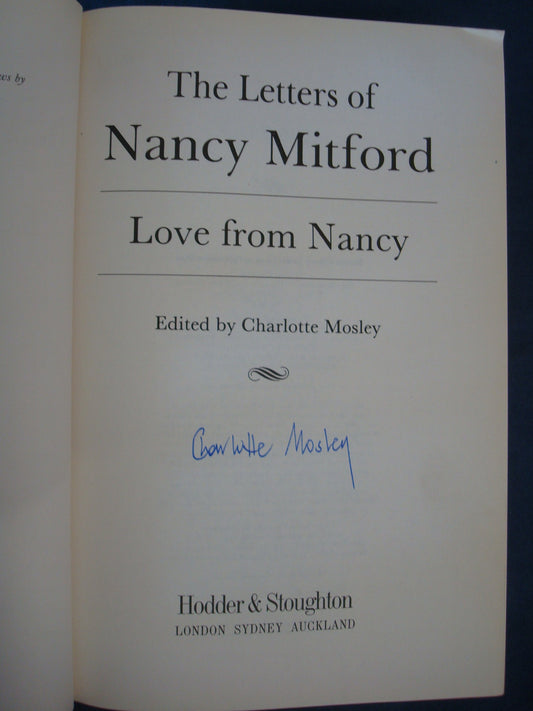Love from Nancy: The Letters of Nancy Mitford book cover