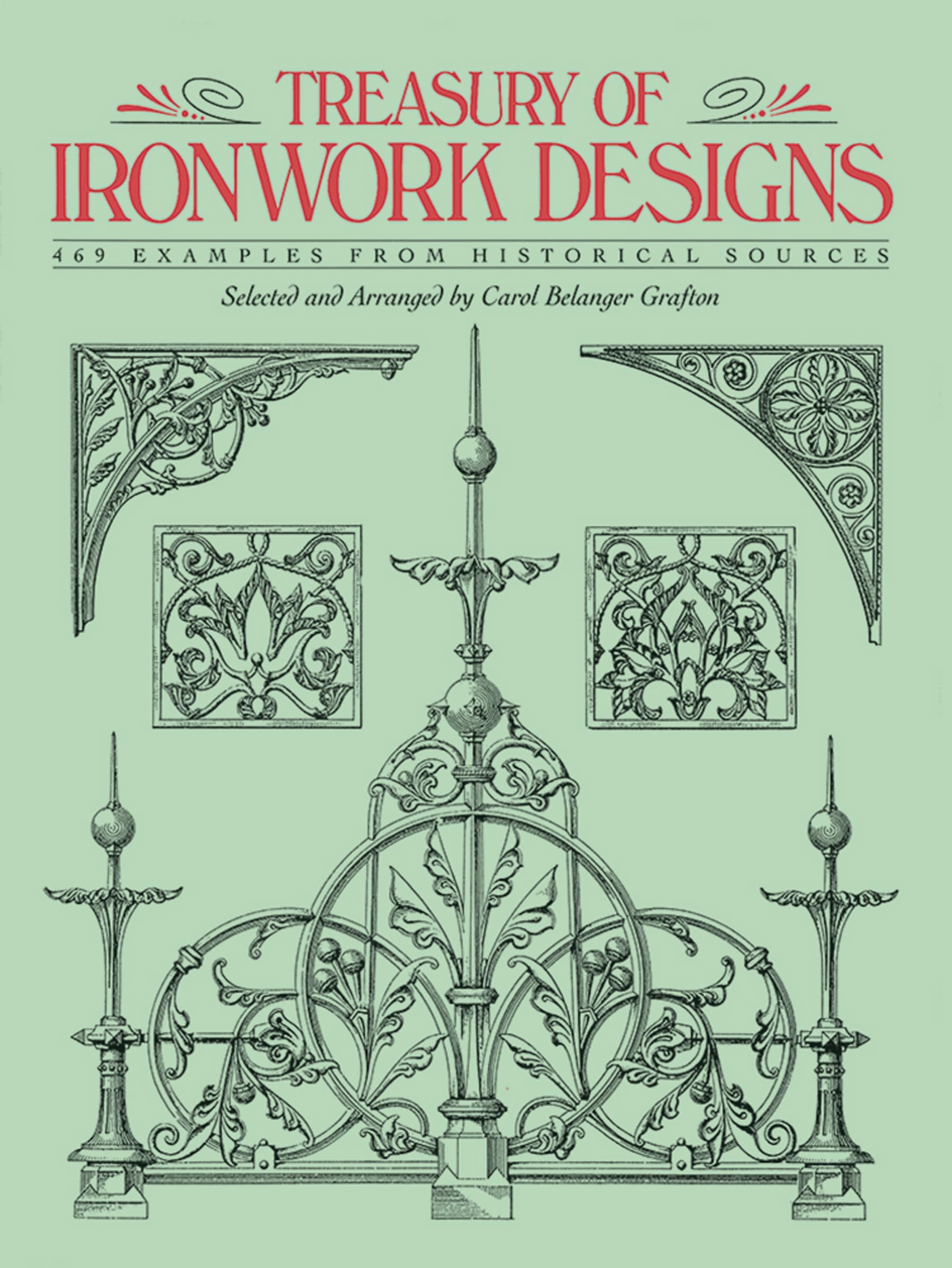 Treasury of Ironwork Designs: 469 Examples from Historical Sources book cover