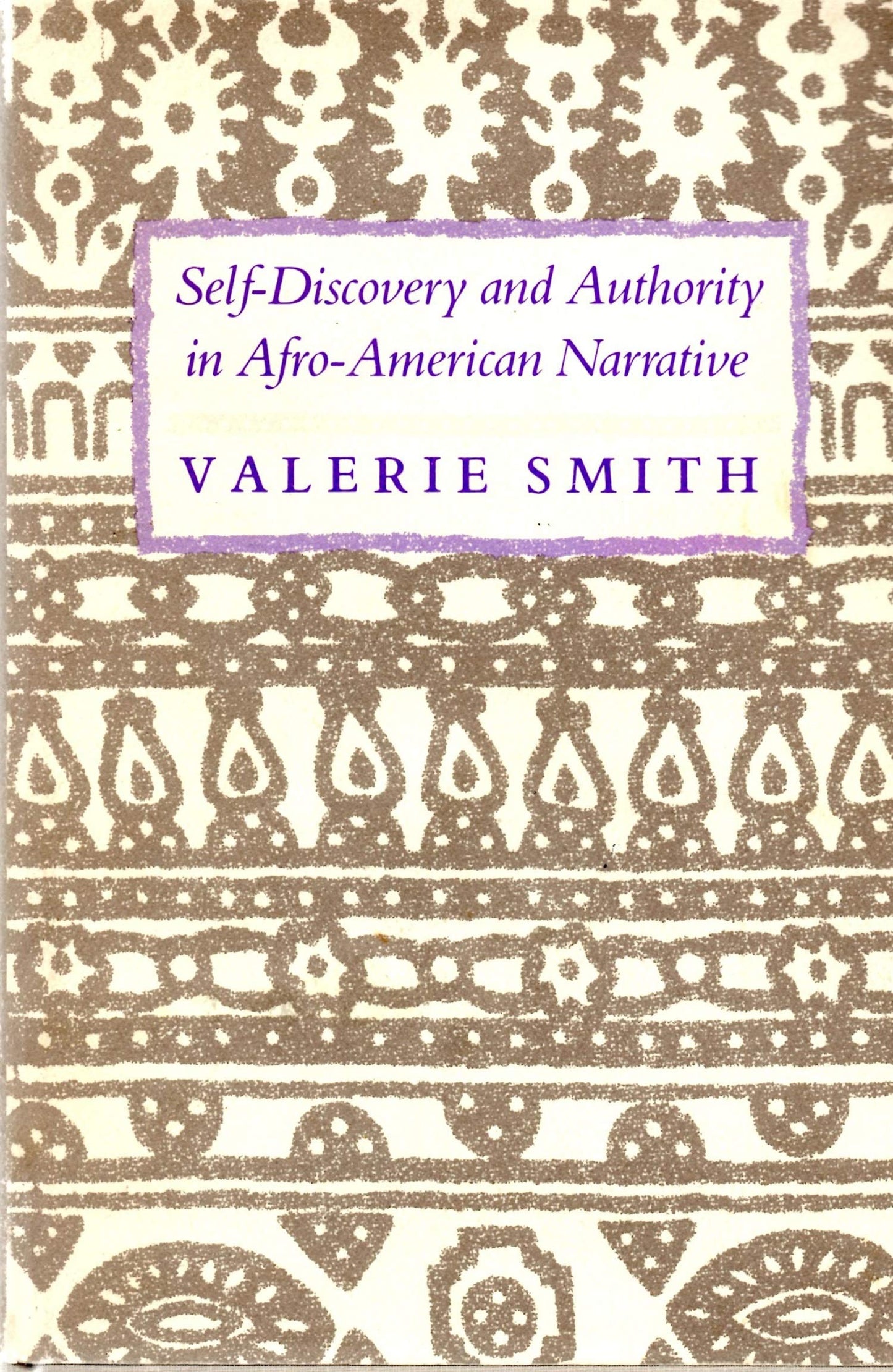 Self-Discovery and Authority in Afro-American Narrative book cover