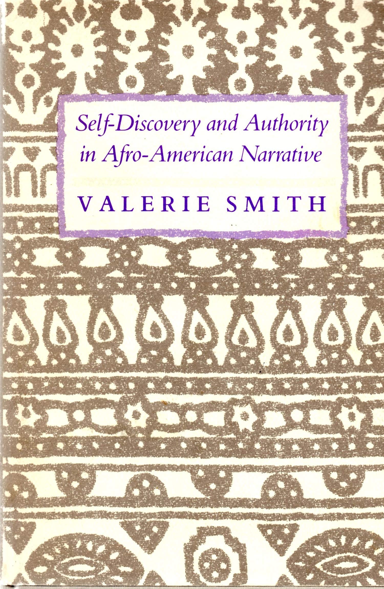 Self-Discovery and Authority in Afro-American Narrative book cover