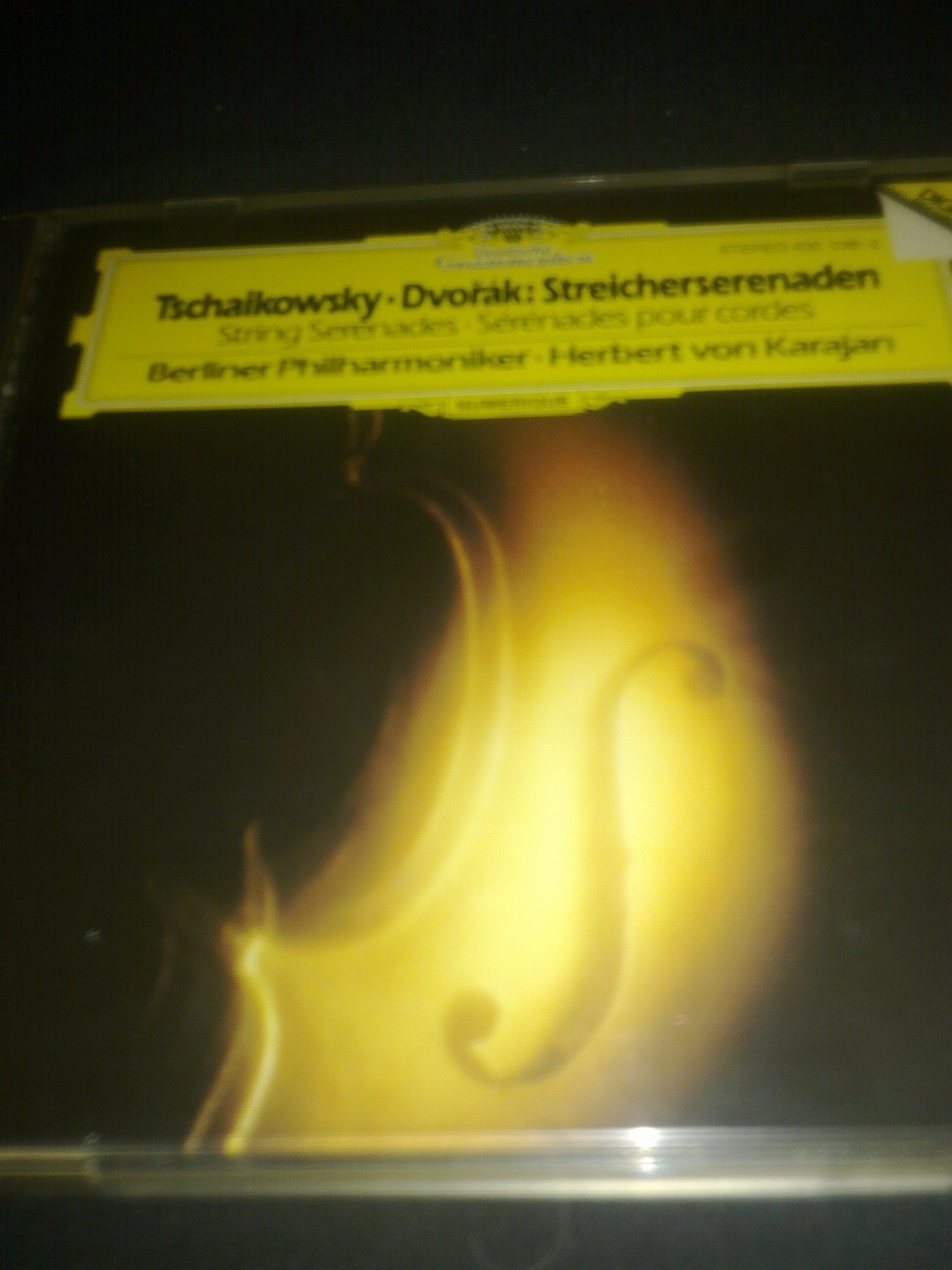 TSCHAIKOWSKY, DVORAK STRING SERENADES, von Karajan, Grammophon book cover