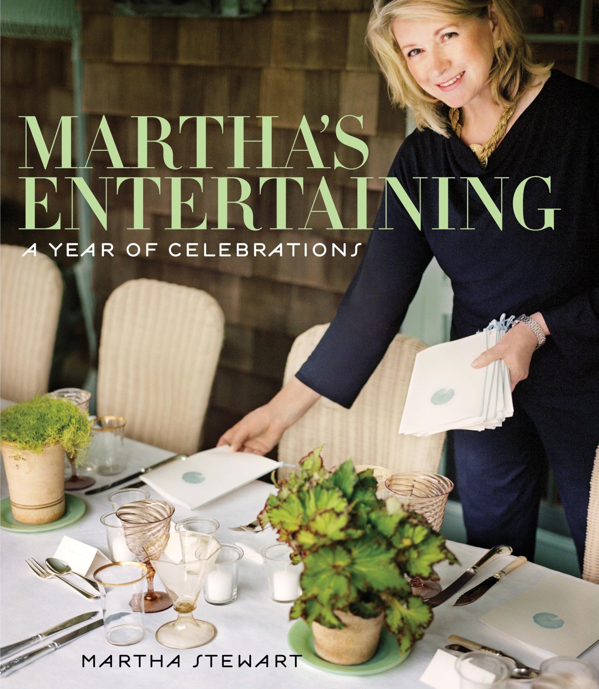 Martha's Entertaining: A Year of Celebrations book cover