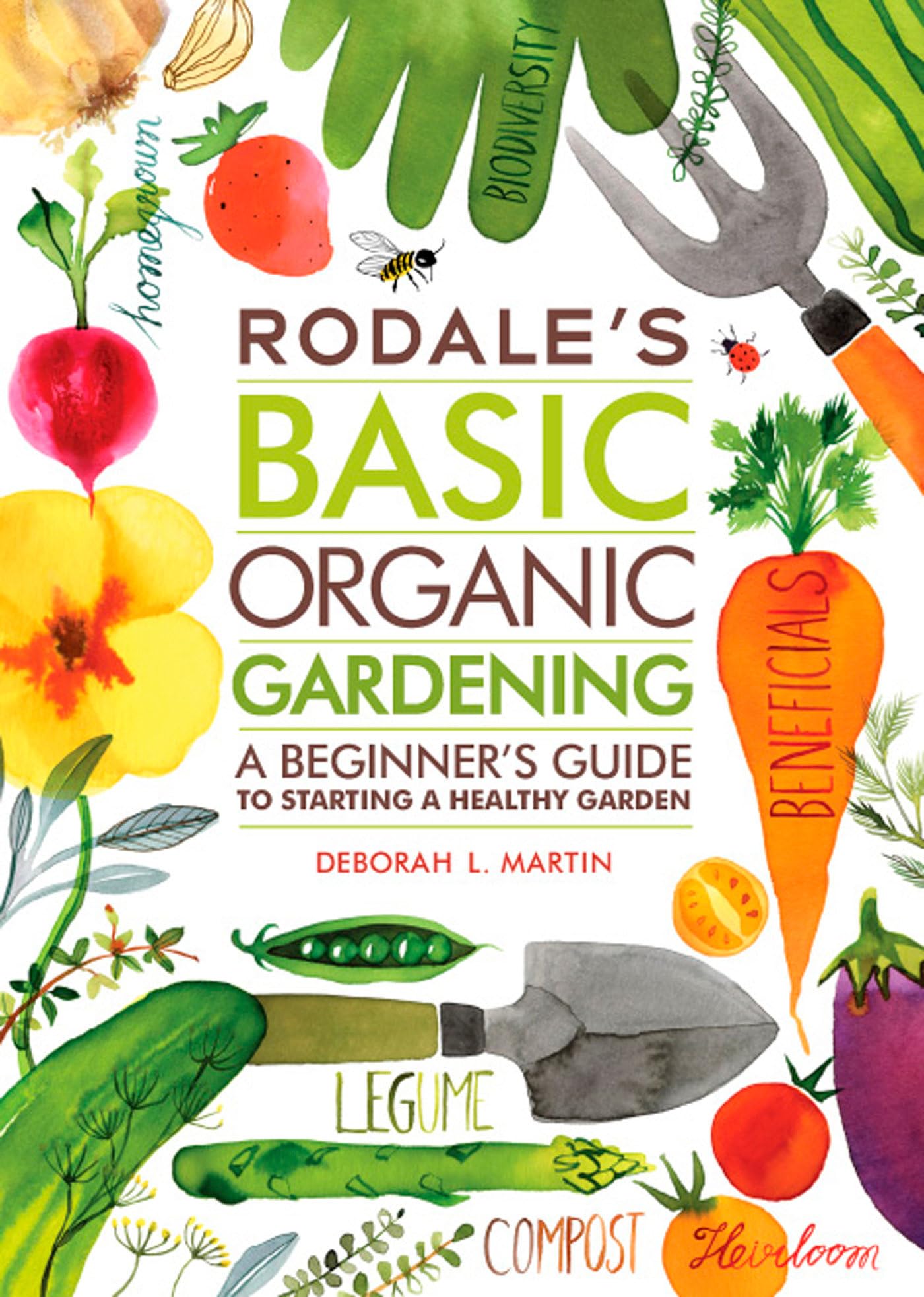 Rodale's Basic Organic Gardening: A Beginner's Guide to Starting a Healthy Garden book cover