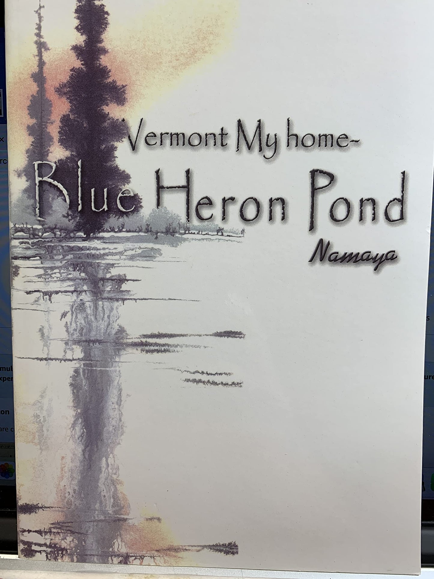 Vermont My Home - Blue Heron Pond book cover