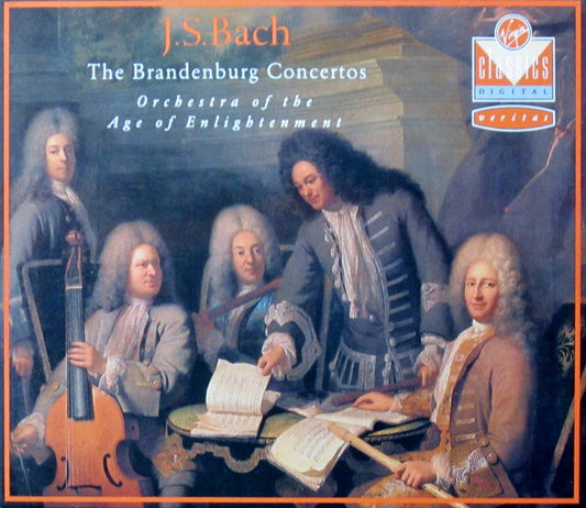 J.S. Bach: Brandenburg Concerti 1 2 3 4 5 6 (2 CD Box) (Virgin) book cover