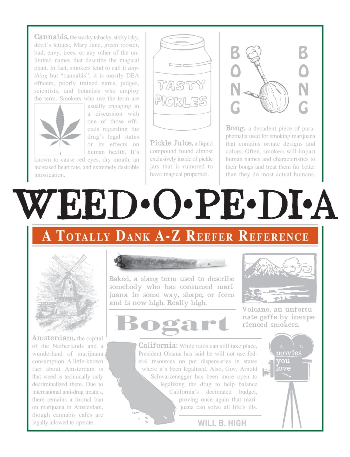Weedopedia: A Totally Dank A-Z Reefer Reference book cover