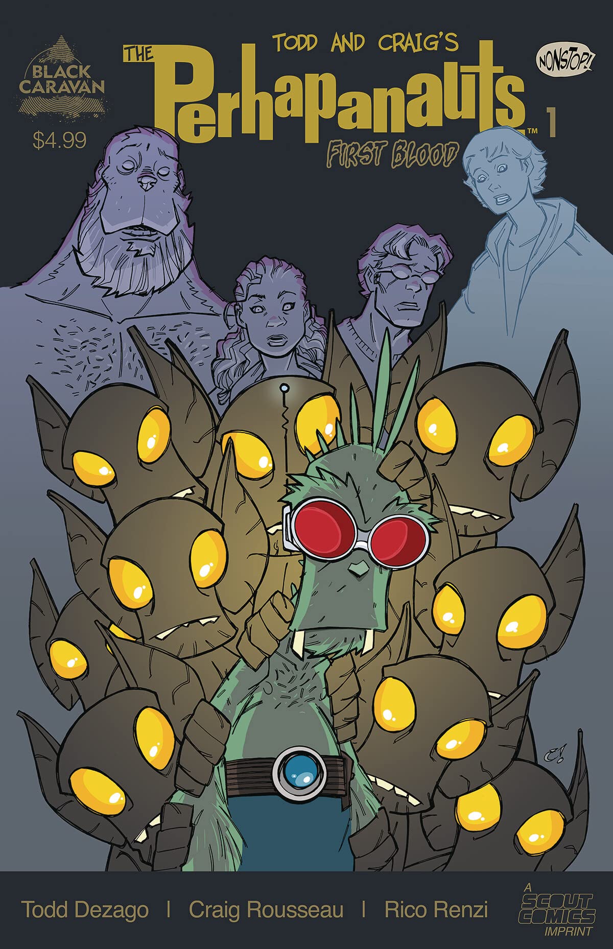 PERHAPANAUTS FIRST BLOOD TP book cover