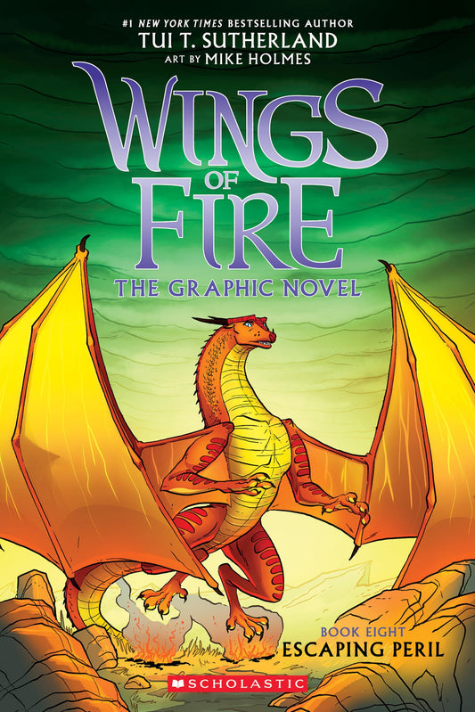 Escaping Peril: A Graphic Novel (Wings of Fire Graphic Novel #8) book cover