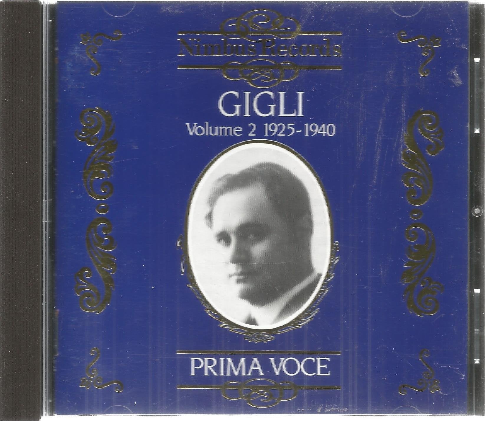 Prima Voce: Gigli, Vol. 2: 1925-1940 book cover