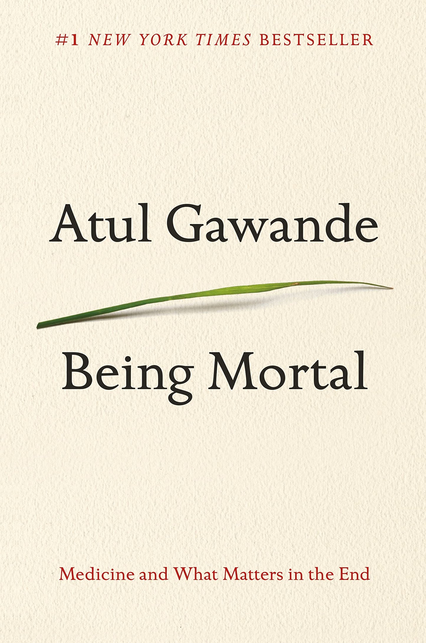 Being Mortal: Medicine and What Matters in the End