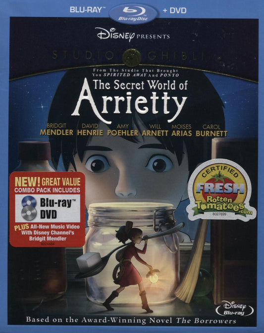 Secret World of Arrietty (DVD Included) book cover