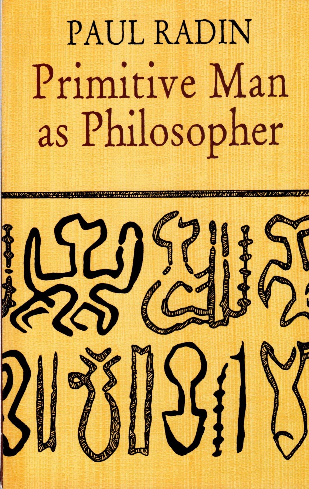 Primitive Man as Philosopher (Rev)