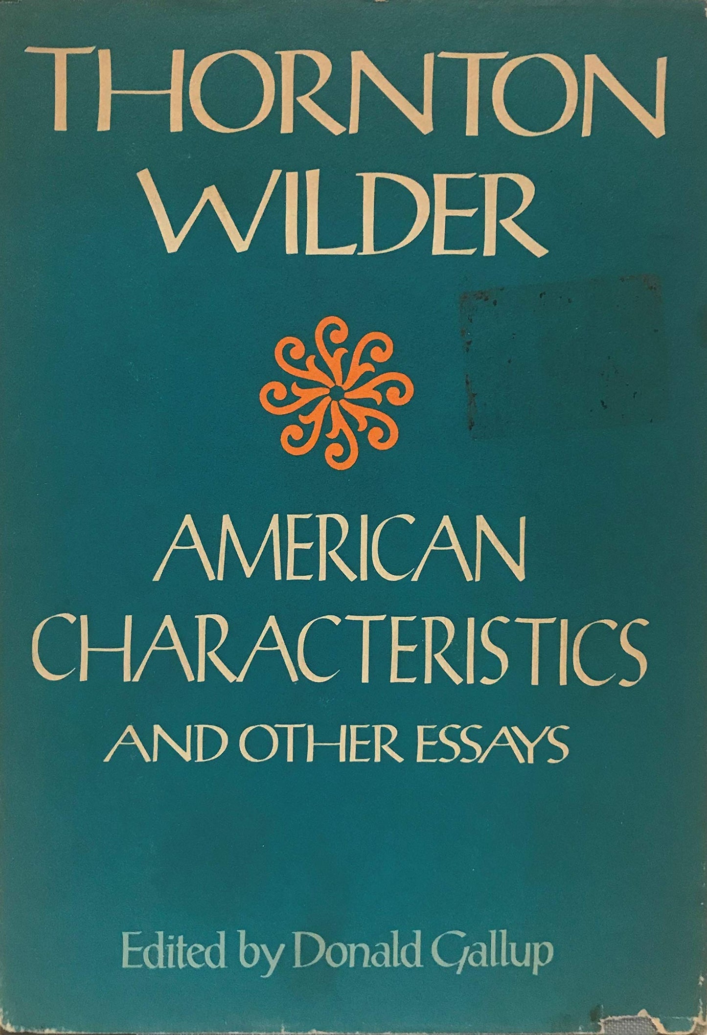 American Characteristics and Other Essays