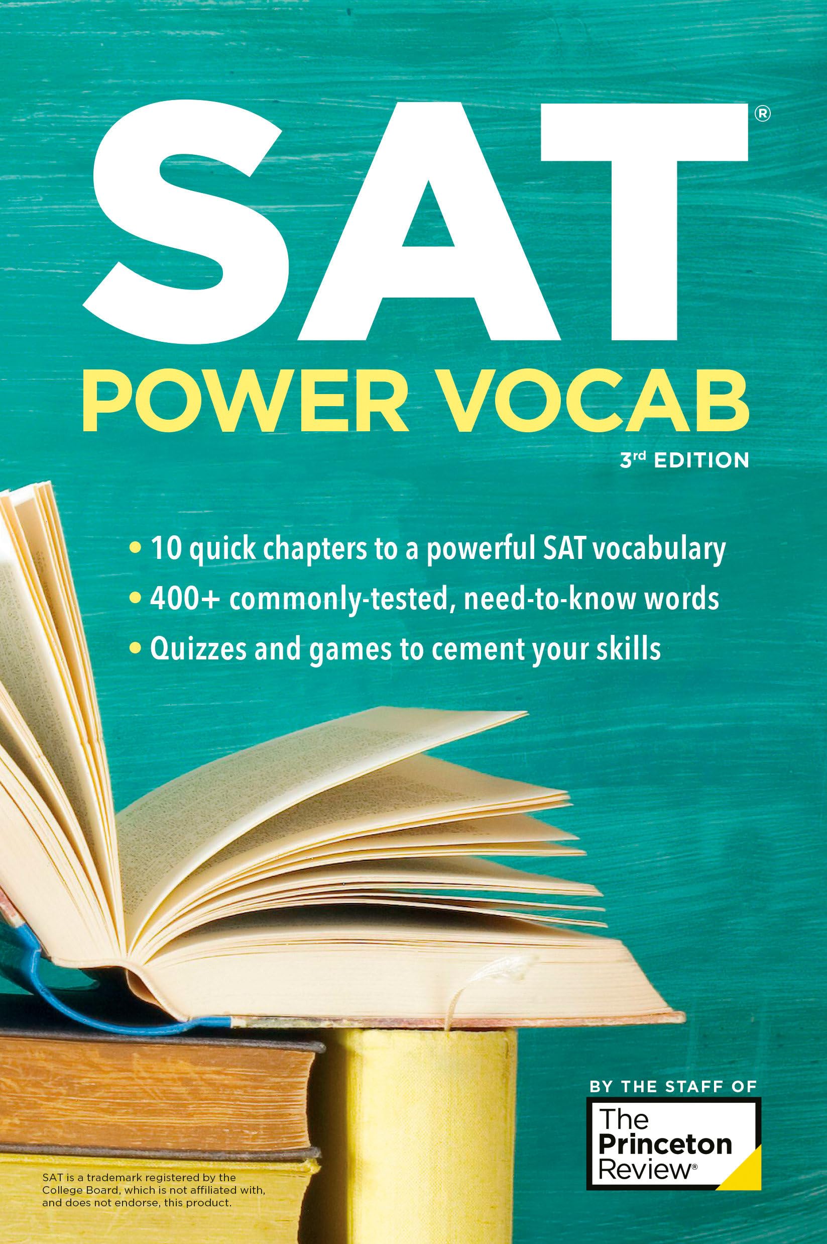 SAT Power Vocab, 3rd Edition: A Complete Guide to Vocabulary Skills and Strategies for the SAT book cover