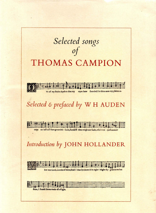 Selected Songs of Thomas Campion (Revised)