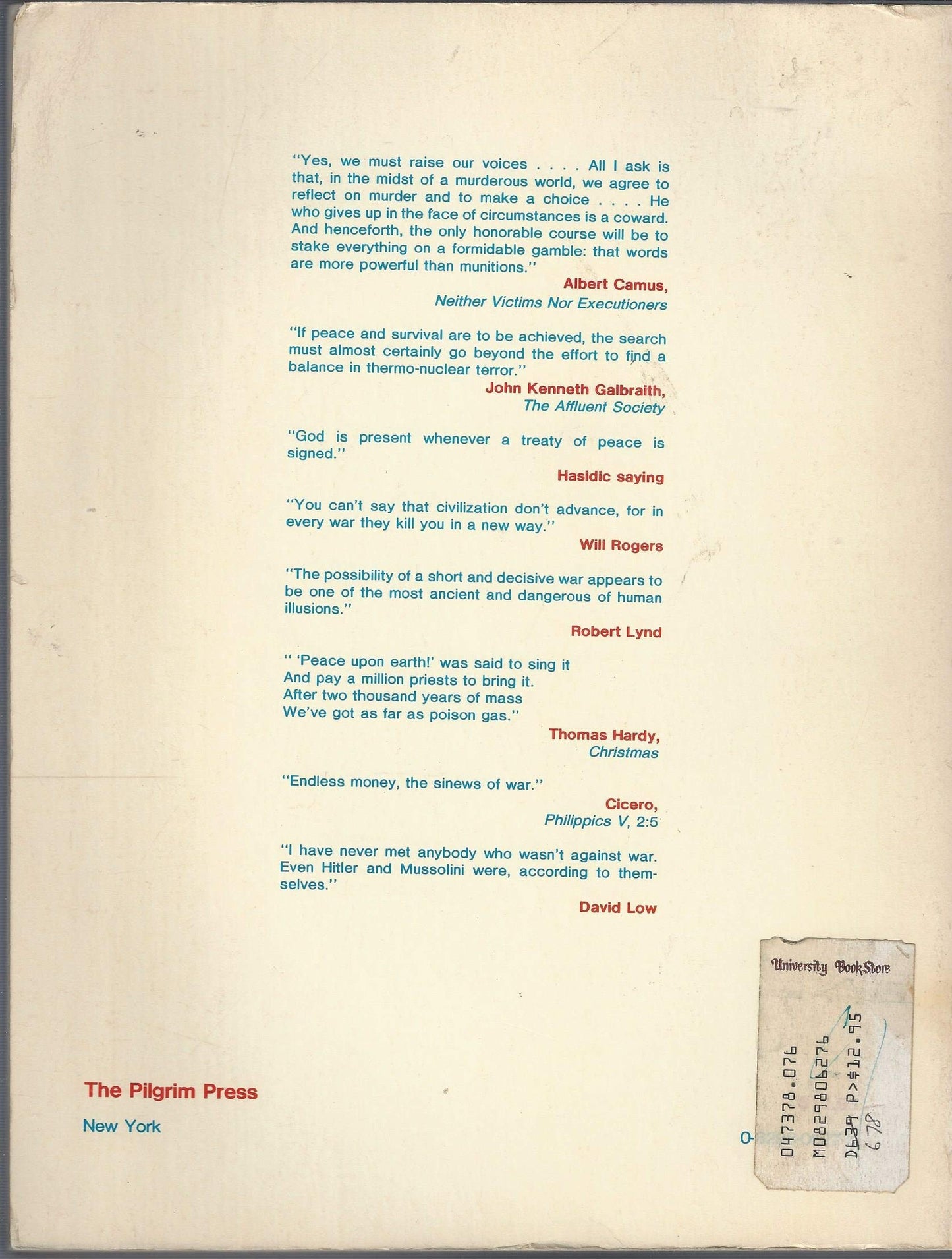 The Disarmament catalogue book cover