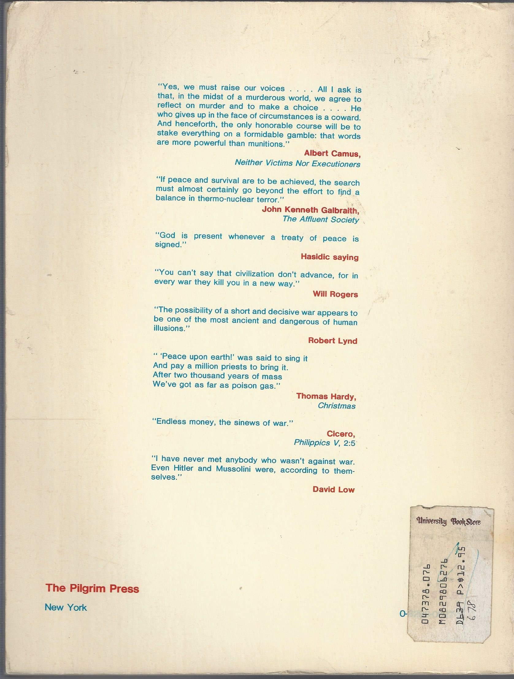 The Disarmament catalogue book cover