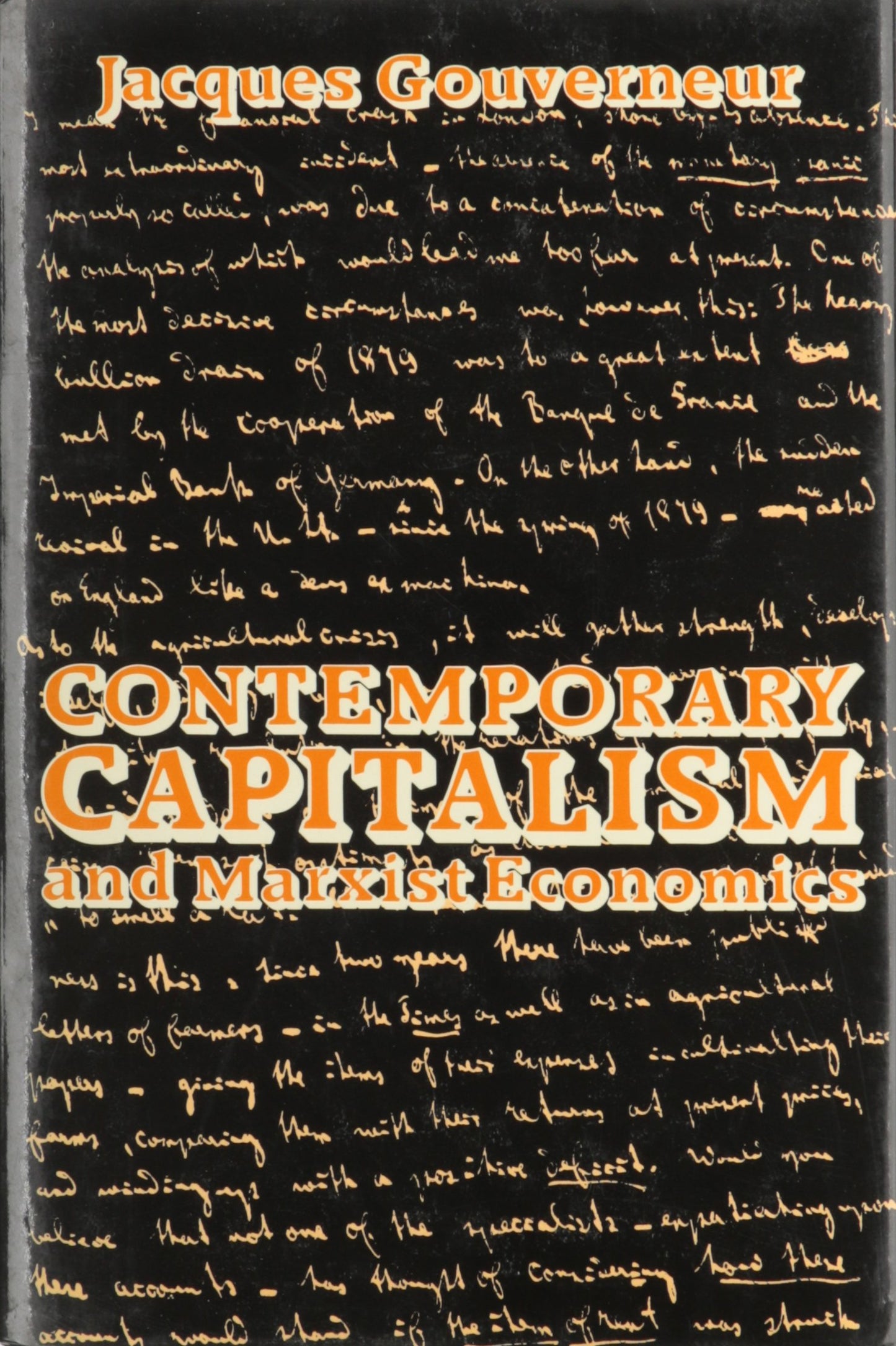 Contemporary Capitalism and Marxist Economics (Rev English)