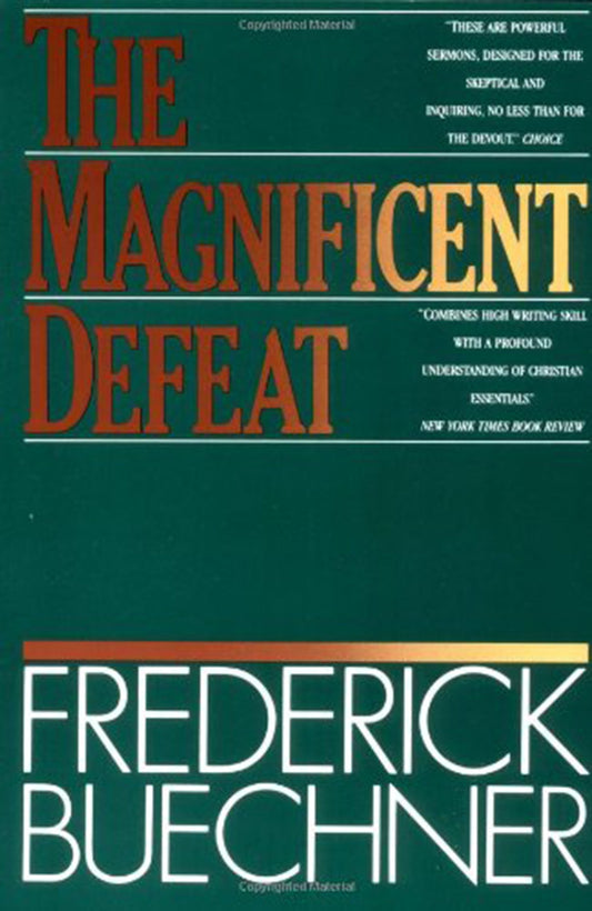 Magnificent Defeat book cover