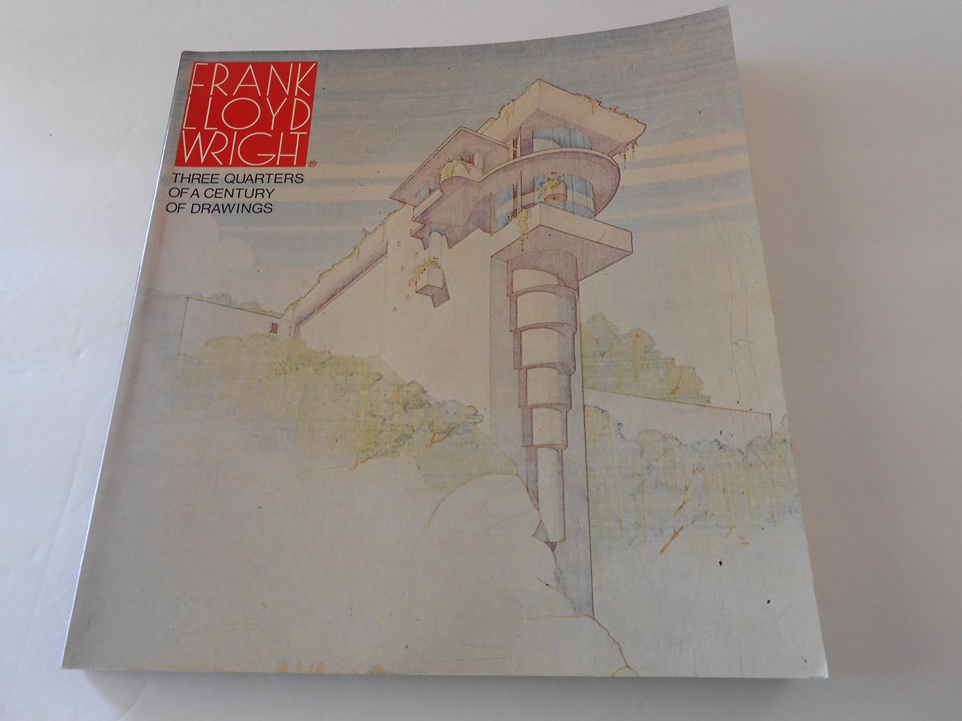 Frank Lloyd Wright - Three Quarters of a Century of Drawings book cover