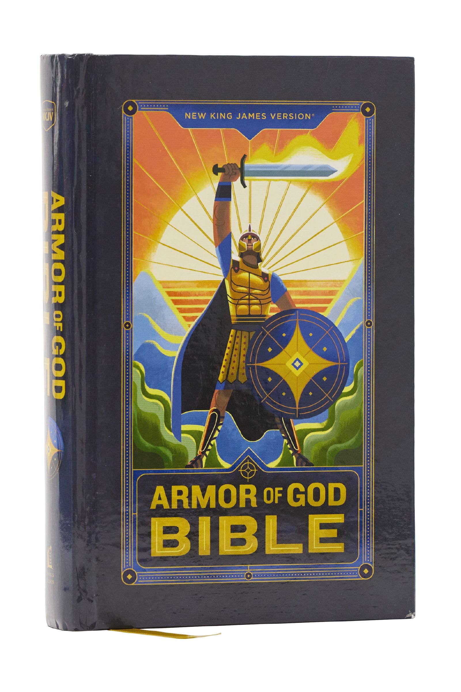 NKJV Armor of God Bible, Hardcover (Children's Bible, Red Letter, Comfort Print, Holy Bible): New King James Version book cover
