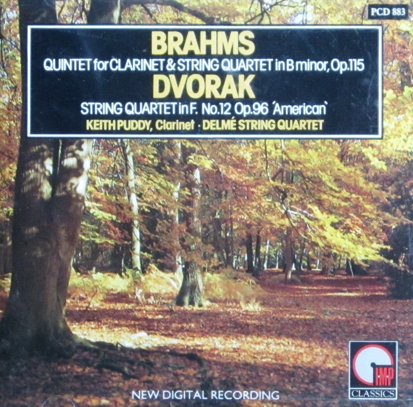 Quintet for Clarinet & String Quartet in B minor, Op. 115 & String Quartet in F. No. 12 Op. 96 "American" book cover