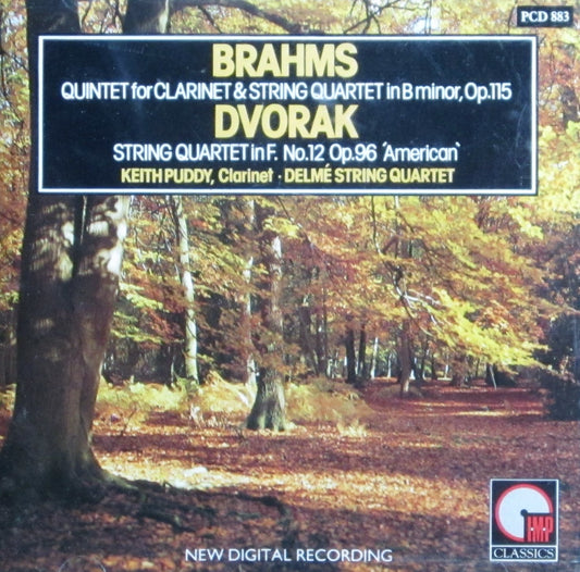 Quintet for Clarinet & String Quartet in B minor, Op. 115 & String Quartet in F. No. 12 Op. 96 "American" book cover
