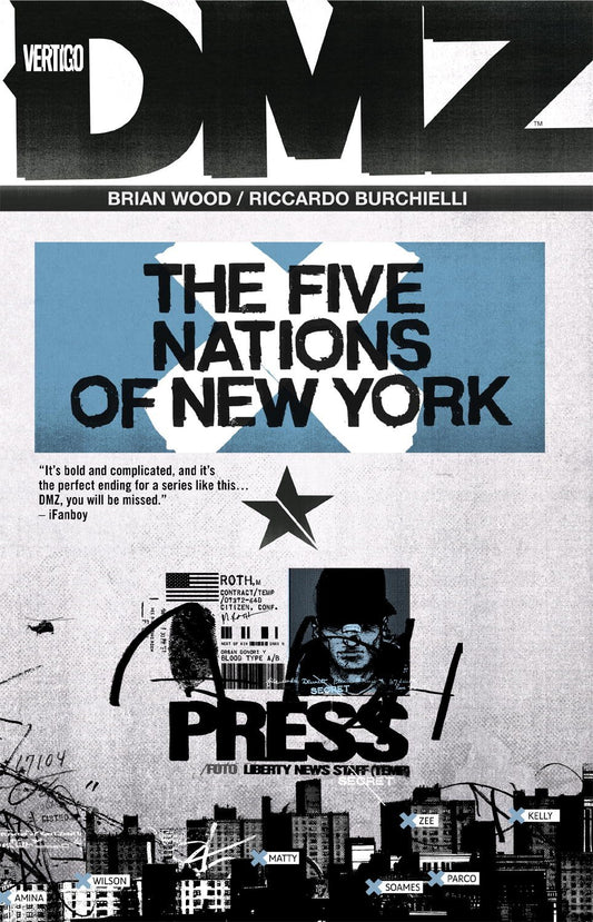 DMZ: The Five Nations of New York book cover