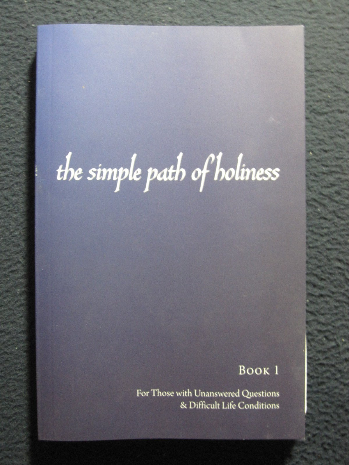 The Simple Path of Holiness - For Those with Unanswered Questions & Difficult Life Conditions book cover