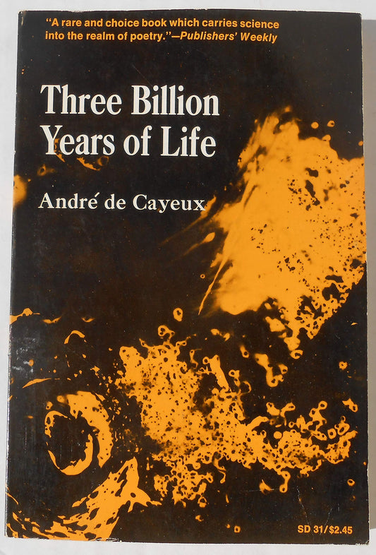 Three Billion Years of Life book cover