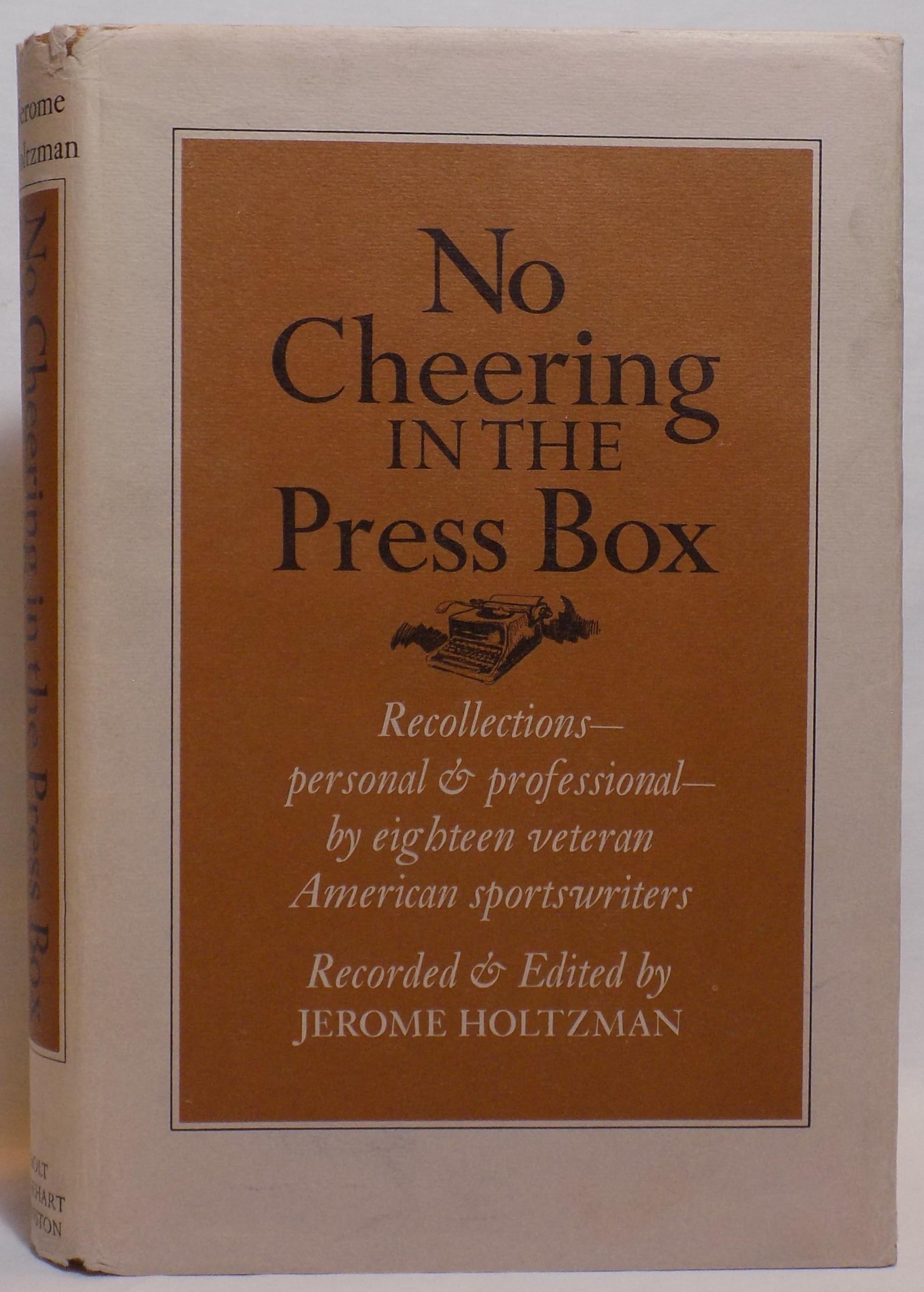 No Cheering In the Press Box book cover