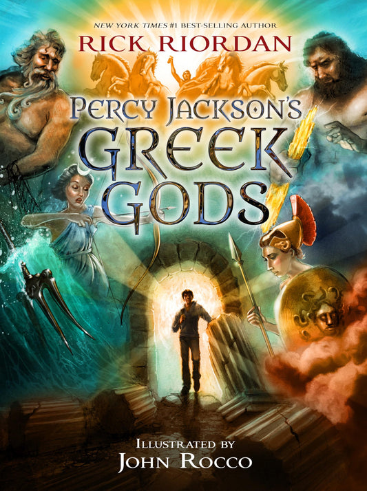Percy Jackson's Greek Gods book cover
