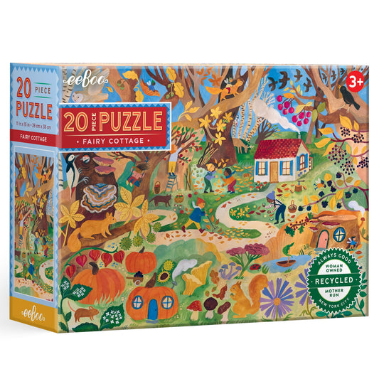 Fairy Cottage 20 Piece Puzzle book cover