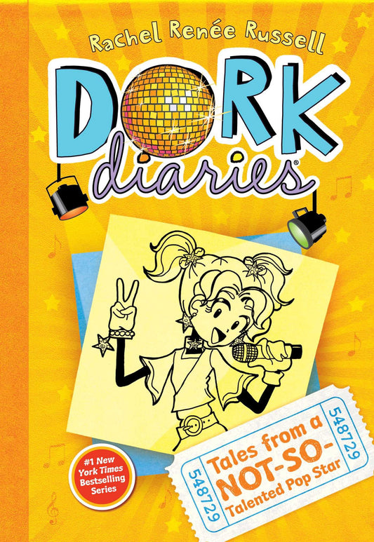 Dork Diaries 3, 3: Tales from a Not-So-Talented Pop Star book cover