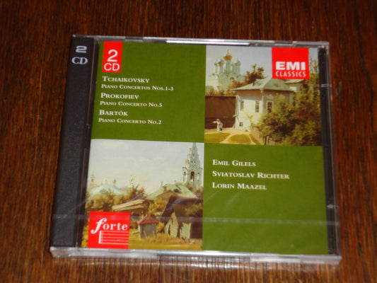 Tchaikovsky: Piano Concertos Nos. 1,2 & 3 / Prokofiev: Piano Concerto No. 5 / Bartok: Piano Concerto No. 2