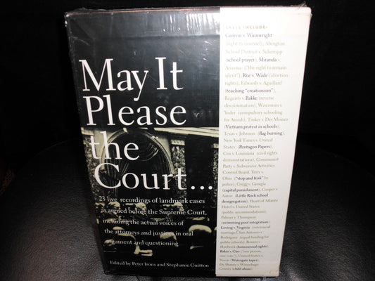 May It Please the Court [With Cassettes]