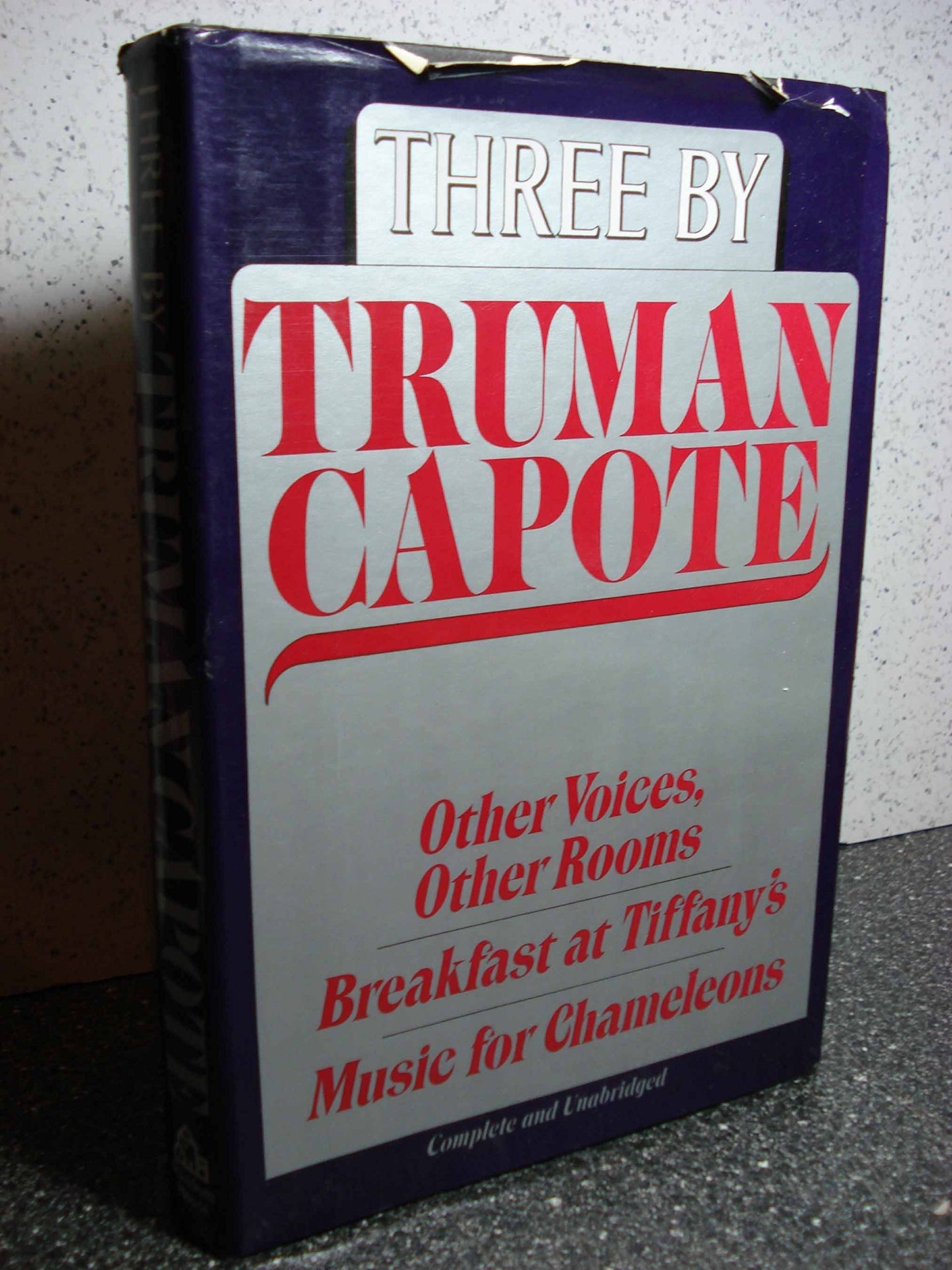 Three by Truman Capote: Other Voices, Other Rooms; Breakfast at Tiffany's; Music for Chameleons book cover