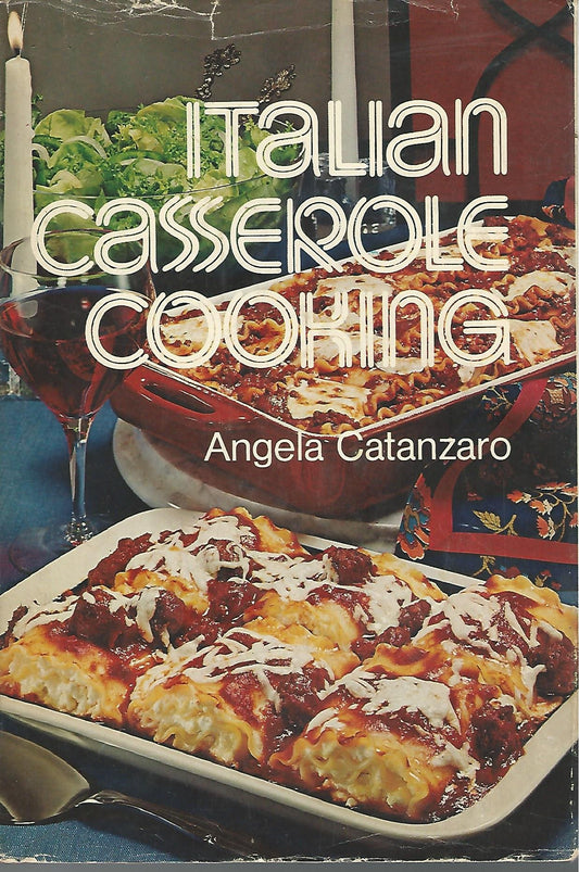 Italian casserole cooking book cover